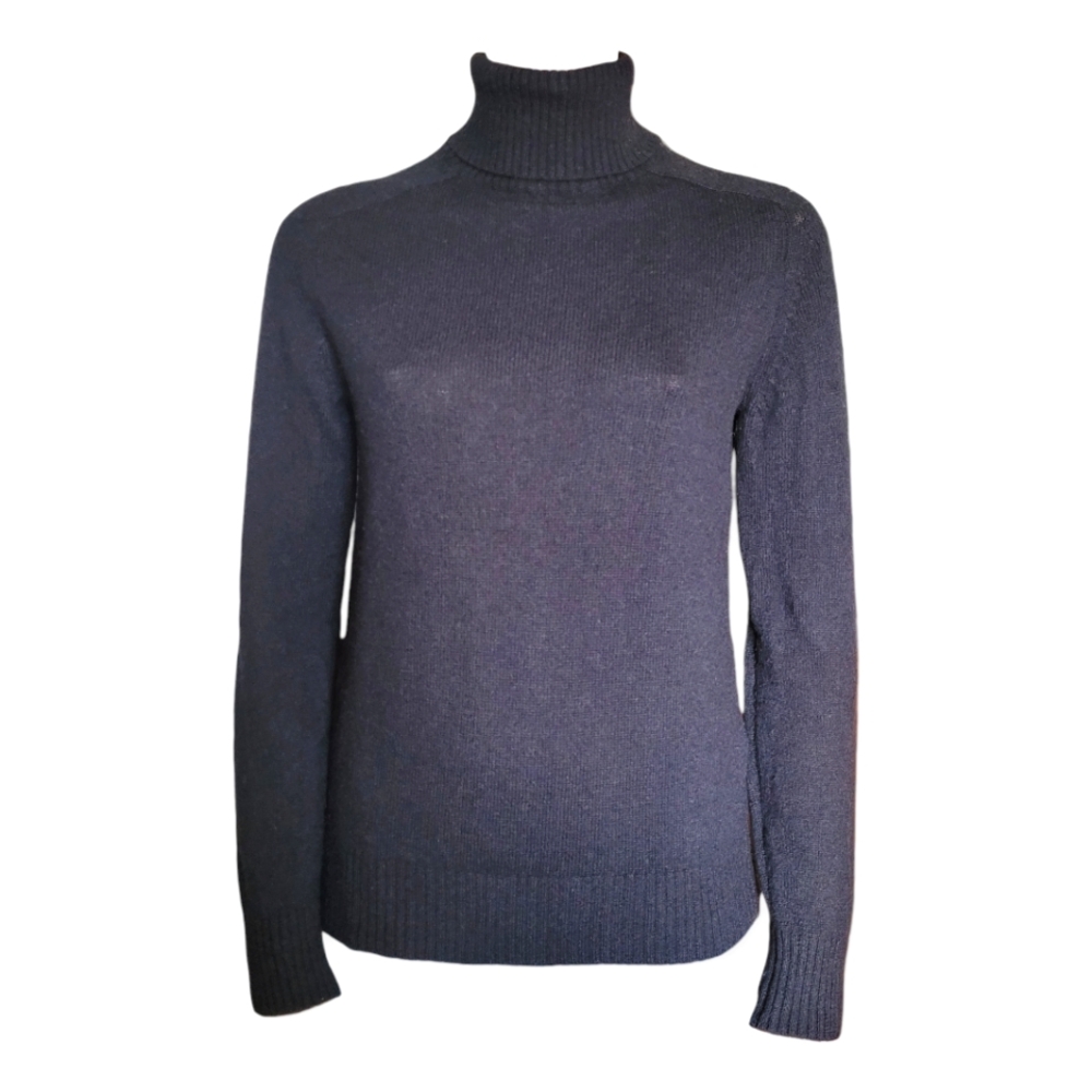 H&M Wool Blend Turtleneck Sweater in Navy Blue size XS